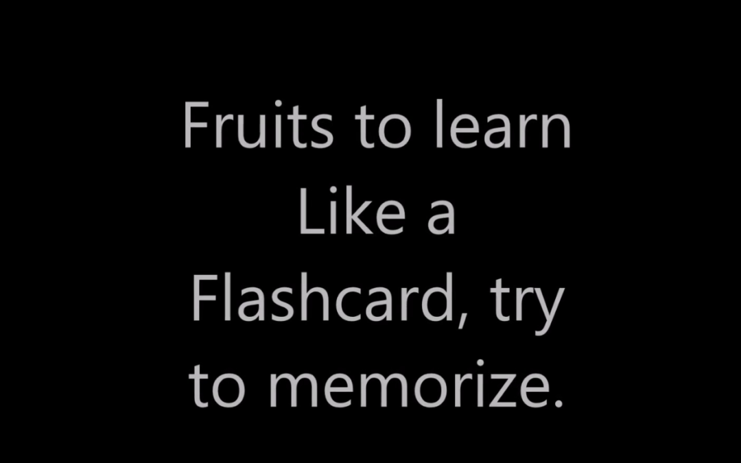 Fruits to Learn